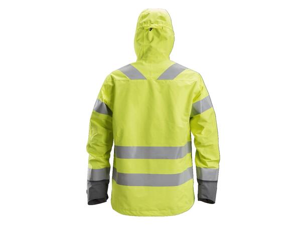 Snickers 1330 AllroundWork skalljakke HiVis Gul/Grå, str.XS Kl.3
