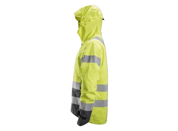 Snickers 1330 AllroundWork skalljakke HiVis Gul/Grå, str.XS Kl.3