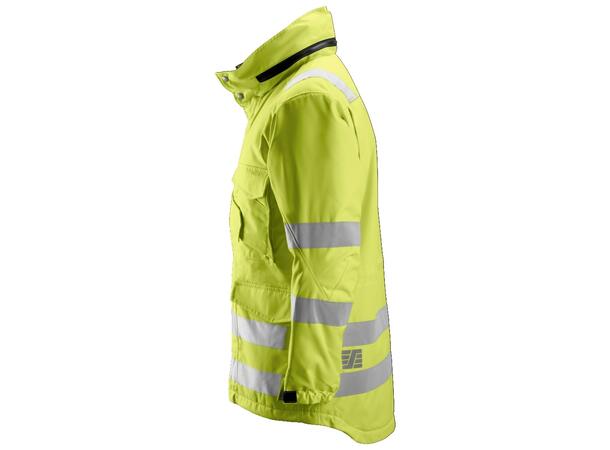 Snickers 1823 HiVis-Vinterjakke lang HiVis Gul, str.XS, Kl.3