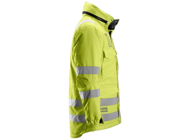 Snickers 1823 HiVis-Vinterjakke lang HiVis Gul, str.XS, Kl.3