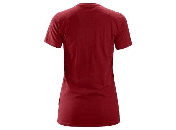 Snickers 2516 T-skjorte for dame Rød, str.M