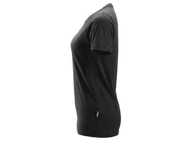 Snickers 2516 T-skjorte for dame Svart, str.XL