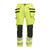 Jobman Craftsman trousers stretch Hi-vis Gul/Svart D96 