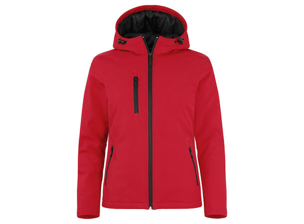 Clique Padded Hoody Softshell Woman Rød XS