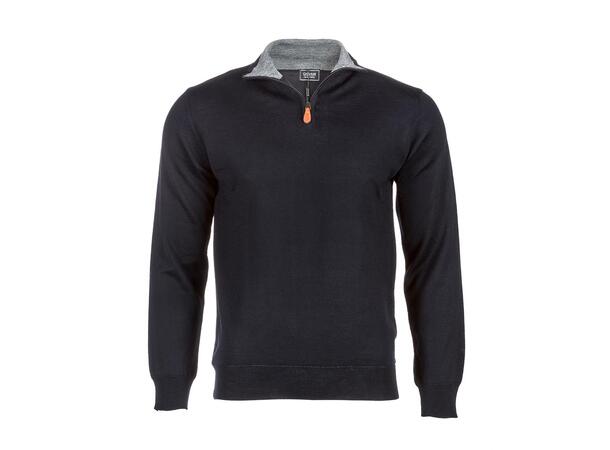 Giovanil Merino½ Zip Svart S
