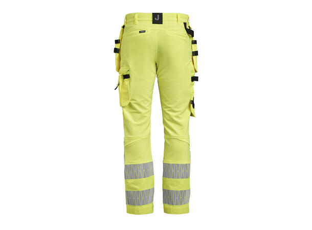 Jobman Craftsman trousers stretch Hi-vis Gul/Svart D96