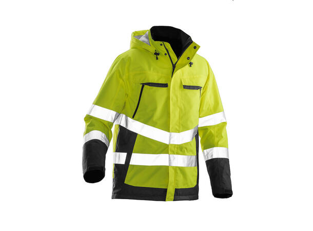 Jobman HV Vinterjakke KL 3 HiVis Gul/Svart M
