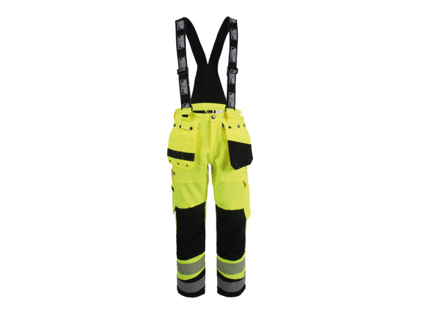 Lyngsøe Skallbukse med stretch HiVis Gul/Svart M