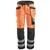 Snickers 3233 Arbeidsbukse hylsterlommer HiVis Oransje/Svart, str.116, Kl.2 