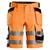 Snickers 6135 High-Vis Håndverksshorts Oransje C44 