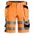 Snickers 6135 High-Vis Håndverksshorts Oransje C54 