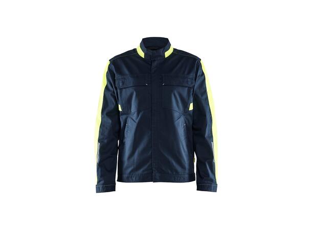 Blåkläder 4444 Industrijakke Stretch Marineblå/Gul XS