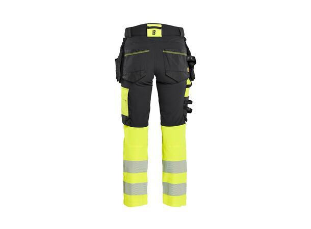 Blåkläder Varselbukse 4-veisstretch Dame Svart/Gul C44