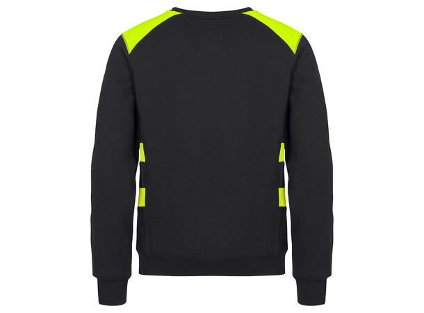 Clique Ambition Roundneck Svart/Gul XS