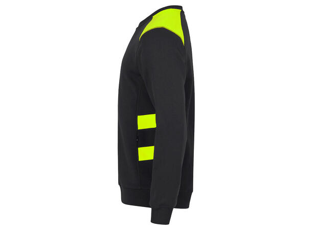 Clique Ambition Roundneck Svart/Gul XS