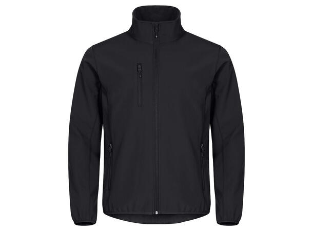 Clique Classic Softshell Jakke Herre Svart 3XL