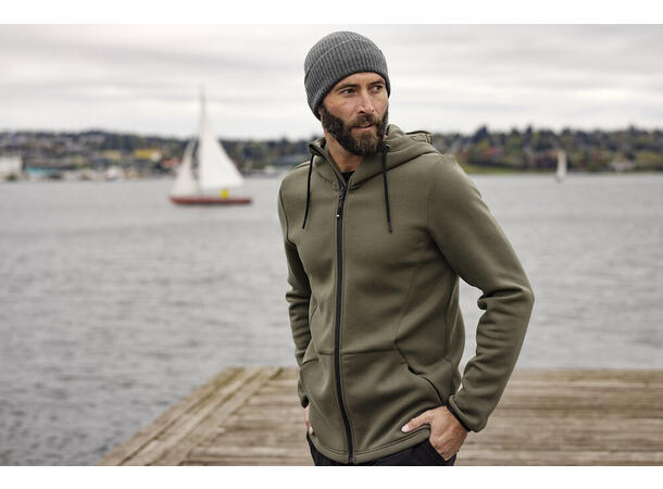 Cutter&Buck Pemberton Hood FZ Grønn S