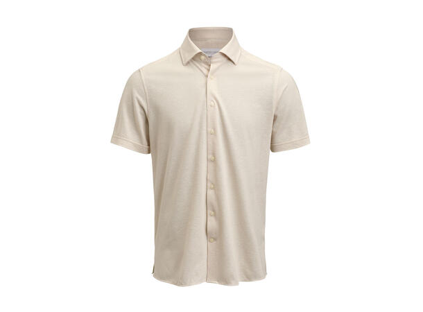 JH&Frost Indigo Bow 133 S/S shirt Tailor Beige XS