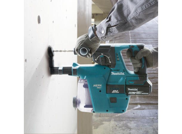 Makita Kombihammer LXT DHR243RTJW 18V SDS-Plus, 24 mm, 2,0 J