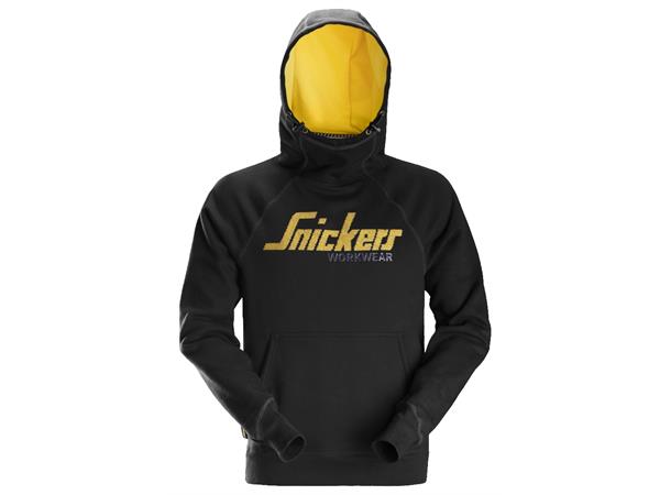 Snickers 2889 Hettegenser m/logo Svart, str.XS