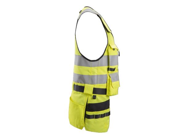 Snickers 4230 HighVis Verktøyvest HiVis Gul/Svart M