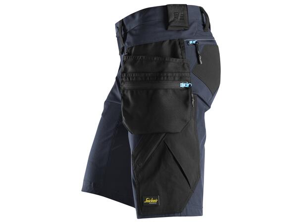 Snickers 6108 Shorts+ m/avtakbare lommer Marineblå/Svart, str.044