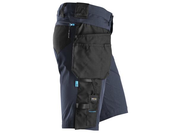Snickers 6108 Shorts+ m/avtakbare lommer Marineblå/Svart, str.044