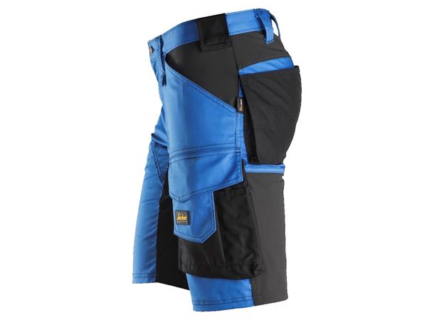 Snickers 6143 AllroundWork stretchshorts Blå/Svart, str.062, stretch