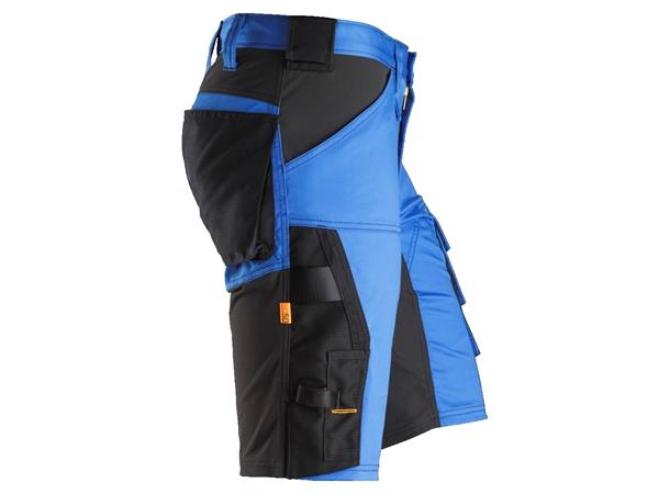 Snickers 6143 AllroundWork stretchshorts Blå/Svart, str.062, stretch