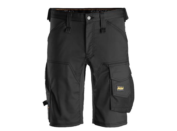 Snickers 6143 AllroundWork stretchshorts Svart, str.062, stretch