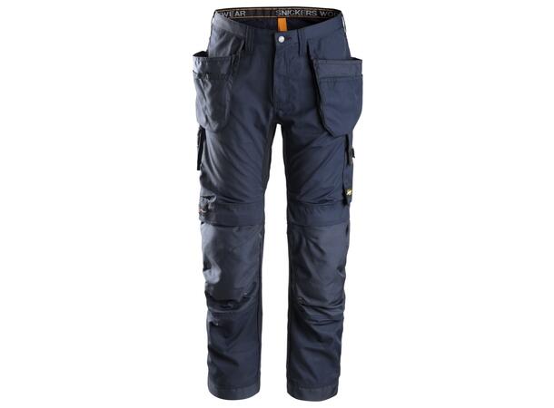 Snickers 6201 AllroundWork Arbeidsbukse Marineblå, str.092 m/hylsterlommer
