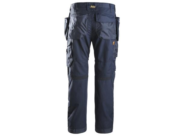 Snickers 6201 AllroundWork Arbeidsbukse Marineblå, str.092 m/hylsterlommer