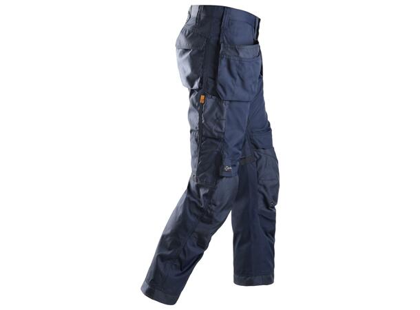 Snickers 6201 AllroundWork Arbeidsbukse Marineblå, str.092 m/hylsterlommer