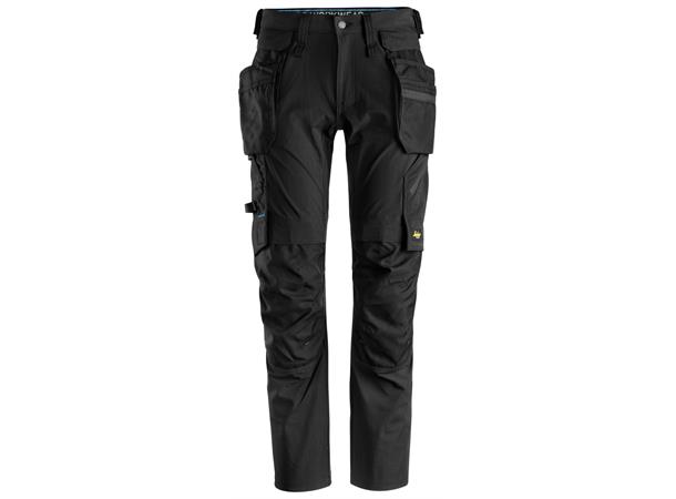Snickers 6208 LiteWork Bukse+ Svart, str.104 avtakbare hylsterlommer