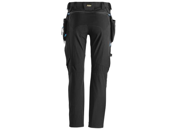 Snickers 6208 LiteWork Bukse+ Svart, str.044 avtakbare hylsterlommer