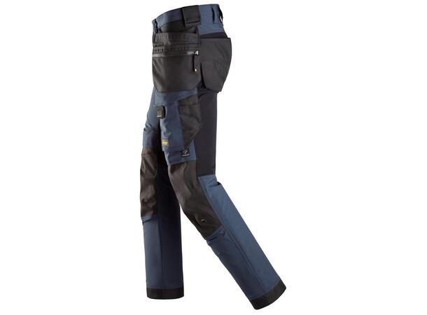 Snickers 6275 Fireveis stretchbukse Blå/Svart 192