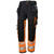 Helly Hansen ICU Håndverksbukse Kl.1 HiVis Oransje C68 
