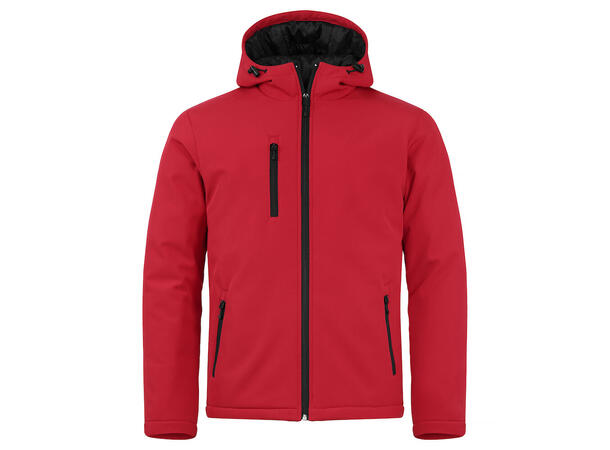 Clique Padded Hoody Softshell Rød XS
