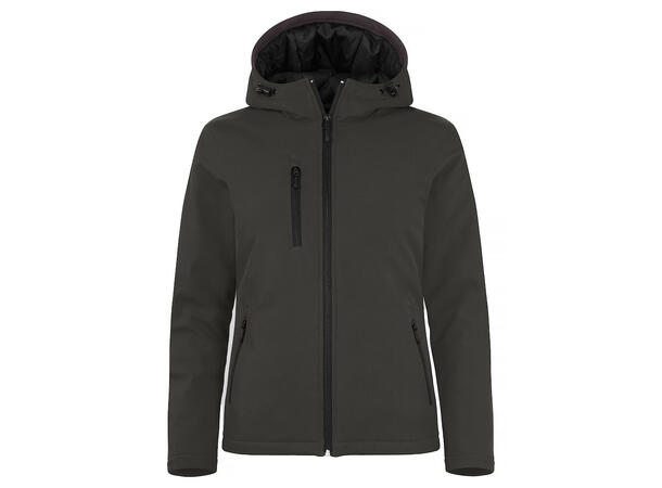 Clique Padded Hoody Softshell Woman Mørkegrå XS