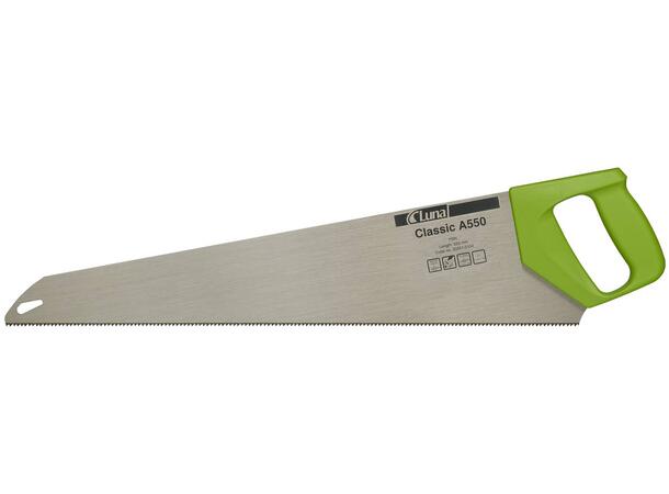 Luna Håndsag A550 7TPI Universal 550mm lang, 0,85mm tykk, 7 tenner/tomme