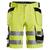 Snickers 6135 High-Vis Håndverksshorts Gul C54 