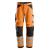 Snickers 6332 LiteWork Arbeidsbukse+ HiVis Oransje/Svart, str.052 Kl.2 HiVis 