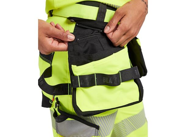 Blåkläder Varselshorts 4-Veistretch Dame HiVis Gul/Svart C38