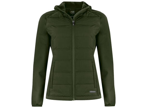 Cutter&Buck Oak Harbor jacket Dame Olivengrønn M