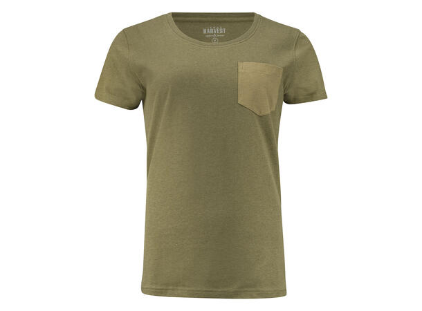 Harvest Walcott T-shirt Dame Olivengrønn XXL