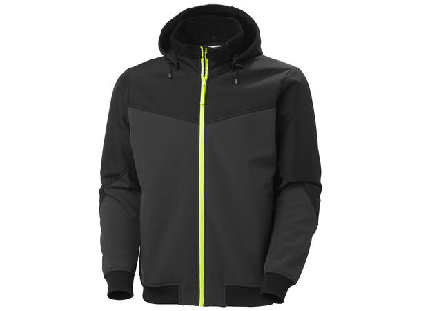 Helly Hansen Oxford vintersoftshelljakke Svart/Gul XS