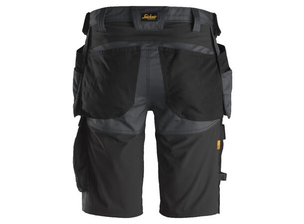 Snickers 6141 AllroundWork Shorts Grå/Svart C48