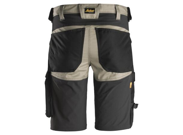 Snickers 6143 AllroundWork stretchshorts Khaki, str.044, stretch