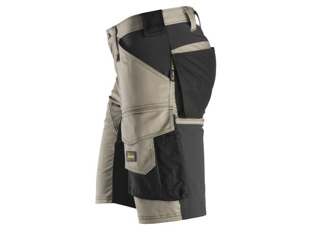Snickers 6143 AllroundWork stretchshorts Khaki, str.044, stretch