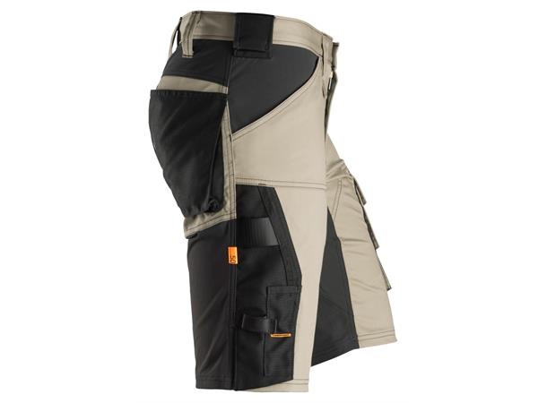 Snickers 6143 AllroundWork stretchshorts Khaki, str.044, stretch